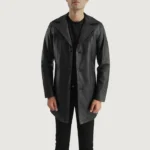 Black Leather Coat