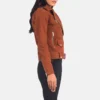 Stylish Brown Suede Moto Jacket for Classic Everyday Outfits