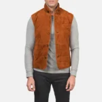 Brown Suede Vest