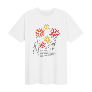 New York Philharmonic 1994 Graphic White T-Shirt