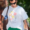 Harry Styles Inspired White Graphic Casual T-Shirt