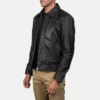 Black Leather Jacket for Men