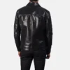 Mystical Black Leather Jacket for Men