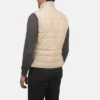 Stylish Neutral Suede Vest for Men
