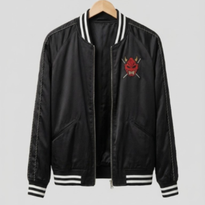 Pete Davidson Tommy Karate Movie Set Black Okinawa Bomber Jacket Buy Online