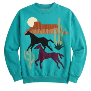 Lucy Freyer Horses Graphic Sweatshirt Inspired by Adults S02