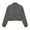 Taylor Tomlinson Grey Bomber Jacket Inspired by After Midnight