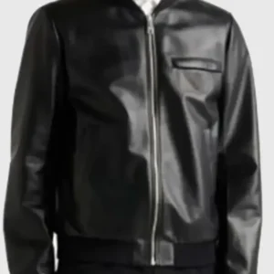 American Idol 2026 Lionel Richie Leather Bomber Jacket Front View