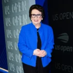 US Open Event Billie Jean King Blue Jacket