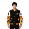 Spooky Boo Halloween 2026 Varsity Jacket with Festive Design