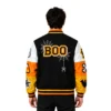 Halloween 2026 Varsity Jacket Featuring a Spooky Boo Theme