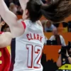 Caitlin Clark Germany 2026 Basketball World Cup Jersey Back View