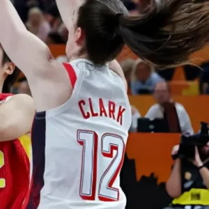 Caitlin Clark Germany 2026 Basketball World Cup Jersey Back View