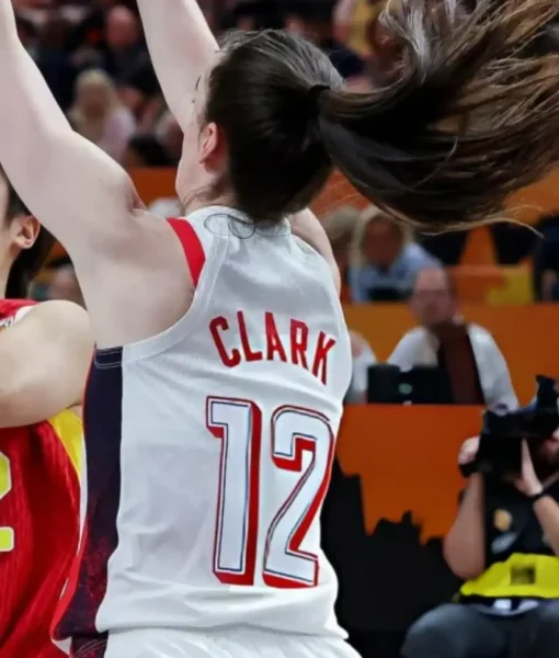 Caitlin Clark Germany 2026 Basketball World Cup Jersey Back View