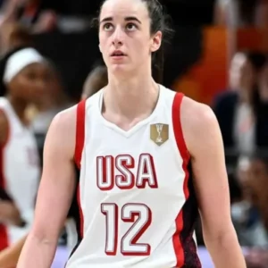 Caitlin Clark FIBA Women’s Basketball World Cup Germany 2026 Jersey Front View