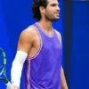 US Open 2026 Purple Athletic Top Worn by Carlos Alcaraz