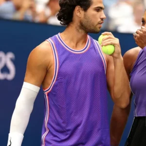 Carlos Alcaraz Purple Tennis Top Inspired by US Open 2026