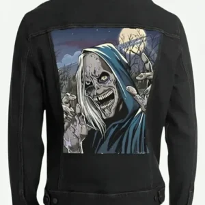 Halloween Creepshow Jacket featuring a spooky horror-inspired design, distinctive graphic details, and bold seasonal outerwear styling.