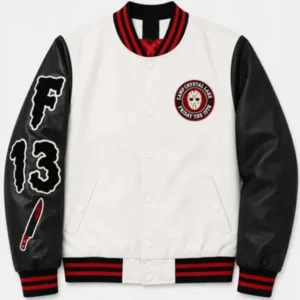 F13 Jason Lives Varsity Jacket front view