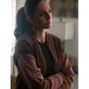 FBI S08 Pardis Saremi Zip Bomber Jacket front view