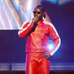 God We Trust Tour Asake Red Leather Jacket