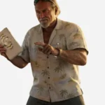 GTA VI Brian Heder Palm Tree Hawaiian Shirt