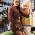 GTA VI Lucia Protagonists Maroon Denim Jacket