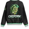 Halloween Creepshow Bomber Jacket with Spooky Horror Graphics