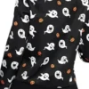 Halloween Ghost Jacket for Women showcasing a playful haunted aesthetic, distinctive graphic detailing, and statement Halloween outerwear design.