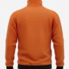 Orange Halloween Party Bomber Jacket showcasing an eye-catching orange aesthetic, contemporary design, and spooky-season fashion styling.