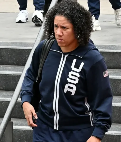 Kara Lawson USA Women’s World Cup Jacket Front View