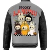 Spooky Labubu Varsity Jacket back design