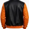 Pumpkin Patch Leather Jacket back design