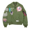 New York Yankees Green MA-1 Flight Jacket