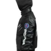 Punisher Black Hooded Jacket Back View
