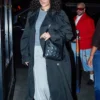 Rihanna César Restaurant Coat front view