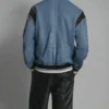 SNL S51 Kam Patterson Denim Bomber Jacket back detail