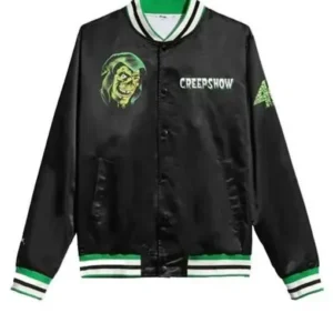 Creepshow Inspired Halloween Bomber Jacket for Horror Fans