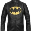 The Flash Batman leather jacket front view
