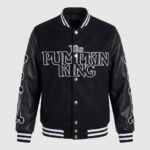 The Pumpkin King Black Varsity Jacket