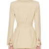 Erica Wark Military Inspired Beige Suit Jacket