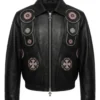 Drake Inspired Leather Jacket with Bold Concert Fashion