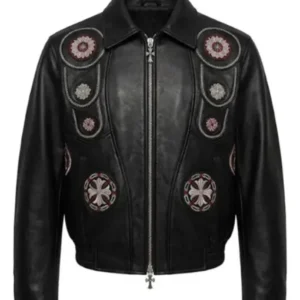 Drake Inspired Leather Jacket with Bold Concert Fashion
