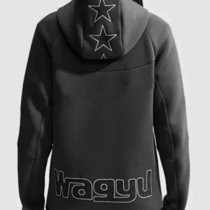Wagyu Tech Fleece Hoodie Back View