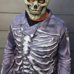 Cool Skeleton Leather Jacket – Stylish Skull Biker Jacket