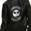 The Nightmare Before Christmas Jack Skellington Black Bomber Jacket front view