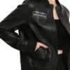 The Nightmare Before Christmas Jack Skellington Black Bomber Jacket back view