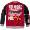 Chucky No More Mr. Good Guy Varsity Jacket back view