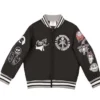 The Nightmare Before Christmas Varsity Jacket front view