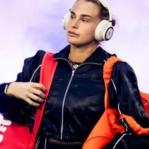 Aryna Sabalenka 2026 US Open Black Jacket front view